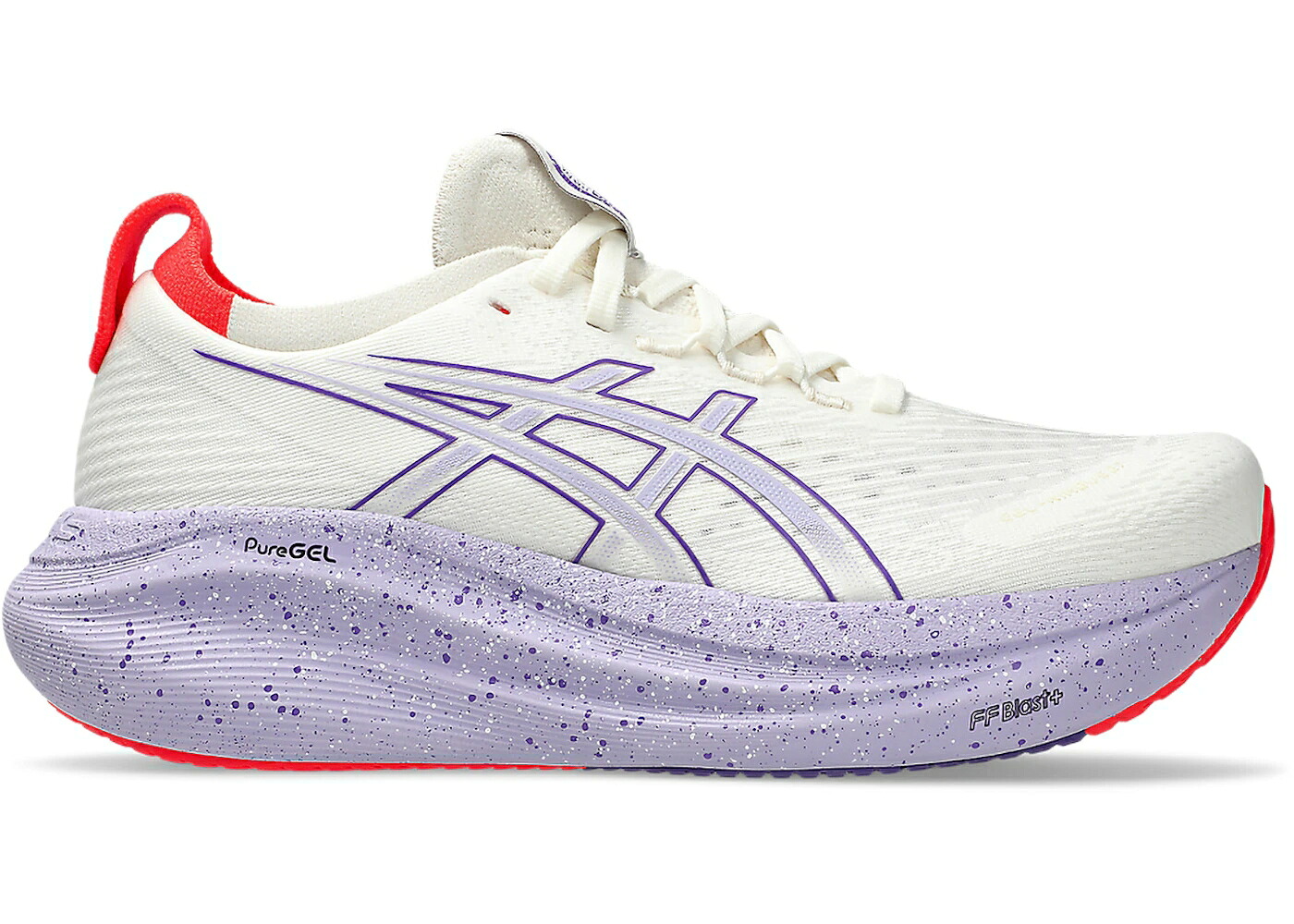 アシックス クリーム 紫 パープル WOMEN'S スニーカー レディース ASICS GEL-NIMBUS 27 TOKYO CREAM EDO PURPLE (WOMEN'S) / CREAM EDO PURPLE