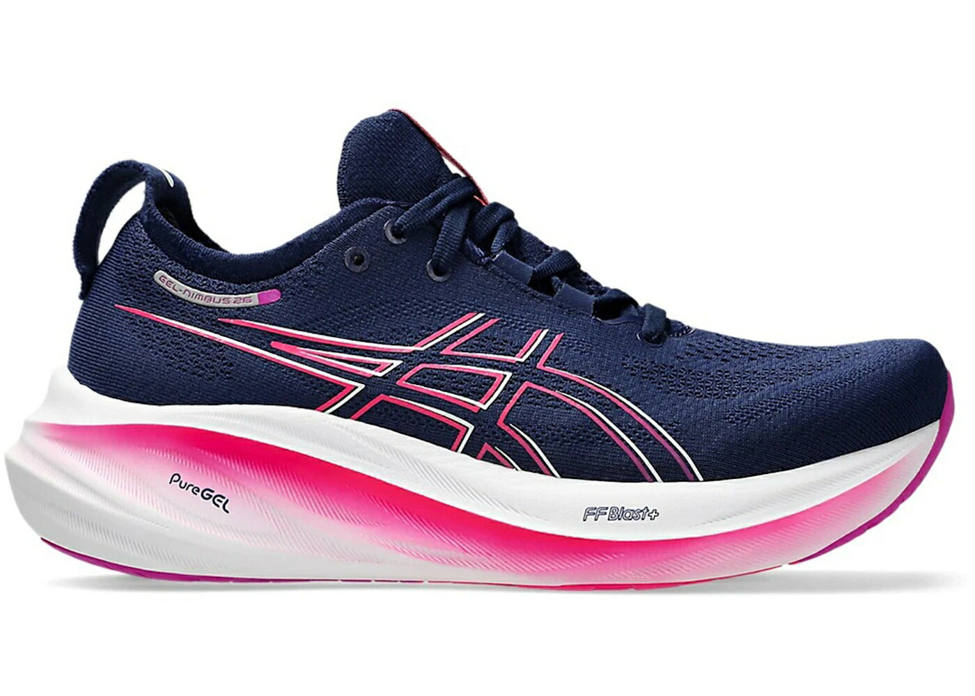 アシックス 青色 ブルー マジェンタ WOMEN'S スニーカー レディース ASICS GEL-NIMBUS 26 BLUE EXPANSE BOLD MAGENTA (WOMEN'S) / BLUE EXPANSE BOLD MAGENTA