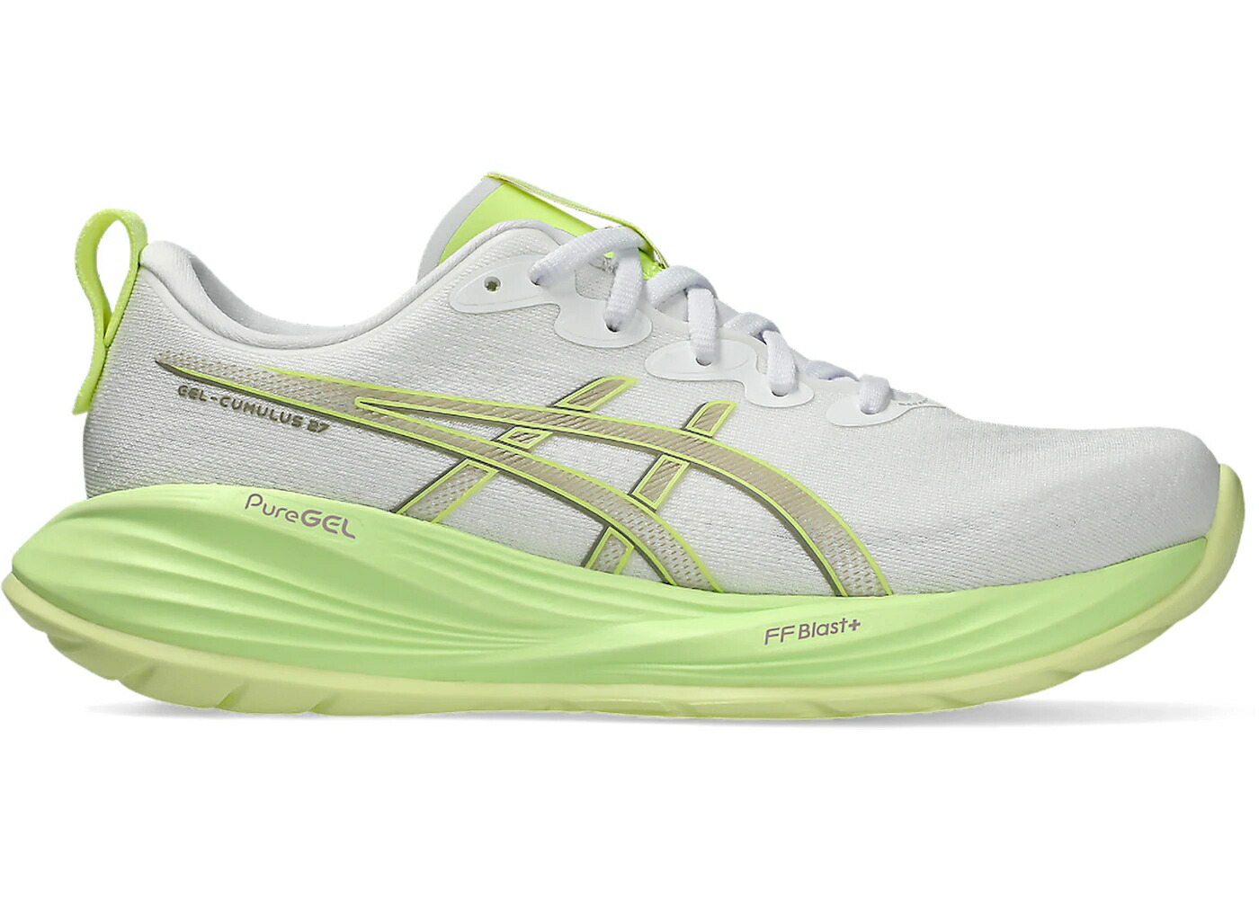 アシックス 白色 ホワイト 灰色 グレー WOMEN'S スニーカー レディース ASICS GEL-CUMULUS 27 WHITE METEOR GREY (WOMEN'S) / WHITE METEOR GREY