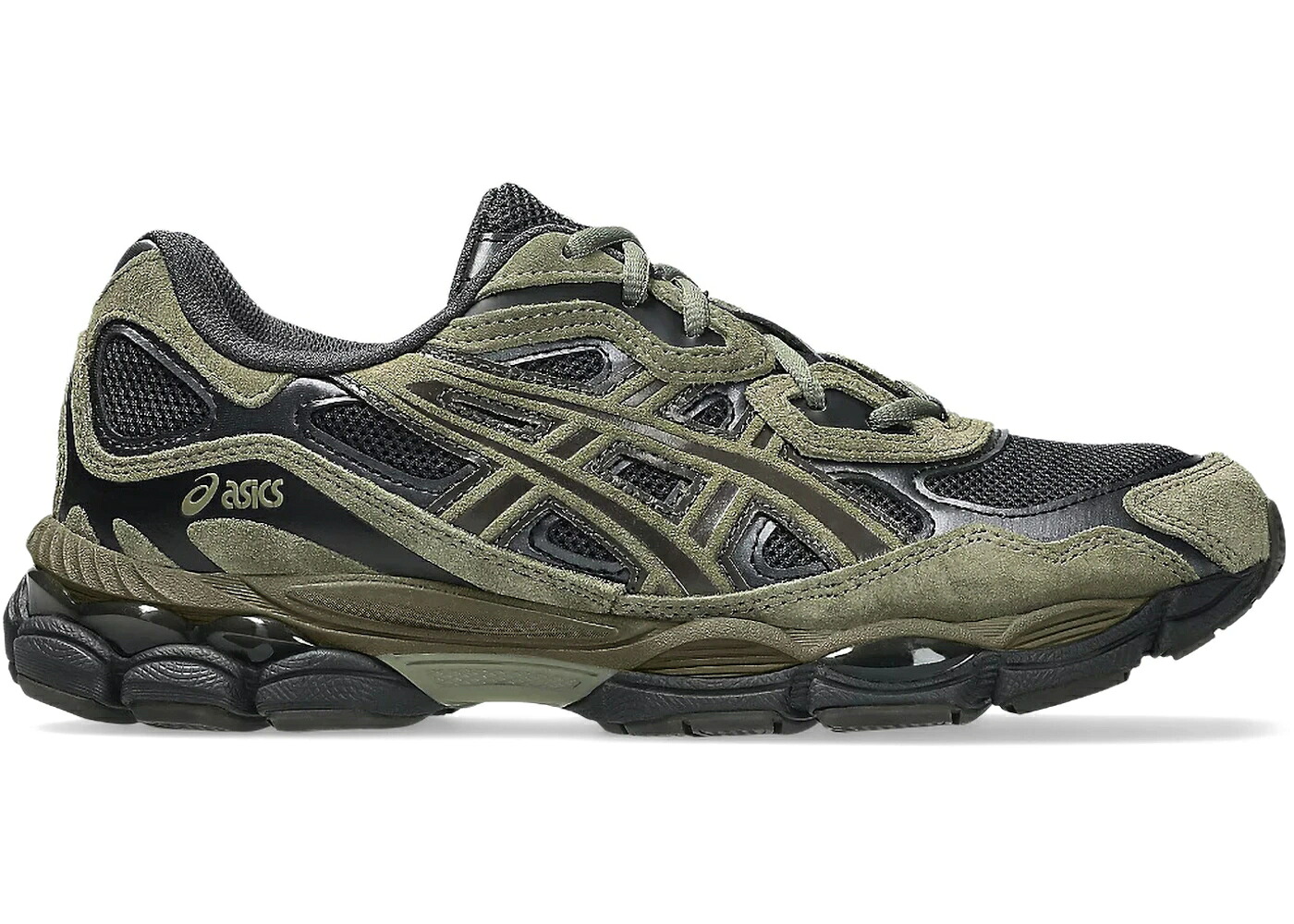 アシックス 緑 緑であること 薄墨色 薄墨色 スニーカー メンズ ASICS GEL-NYC LODEN GREEN GRAPHITE GREY / LODEN GREEN GRAPHITE GREY