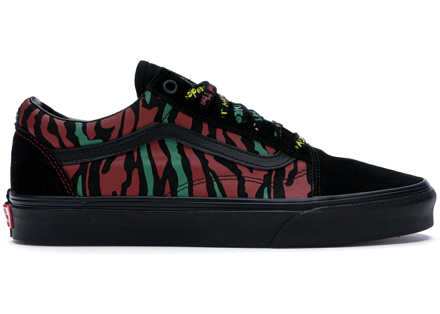 ヴァンズ バンズ 虎前日 黒いこと 黒いこと 赤 赤いこと 年寄りの学院 スニーカー メンズ VANS OLD SKOOL A TRIBE CALLED QUEST / BLACK RED