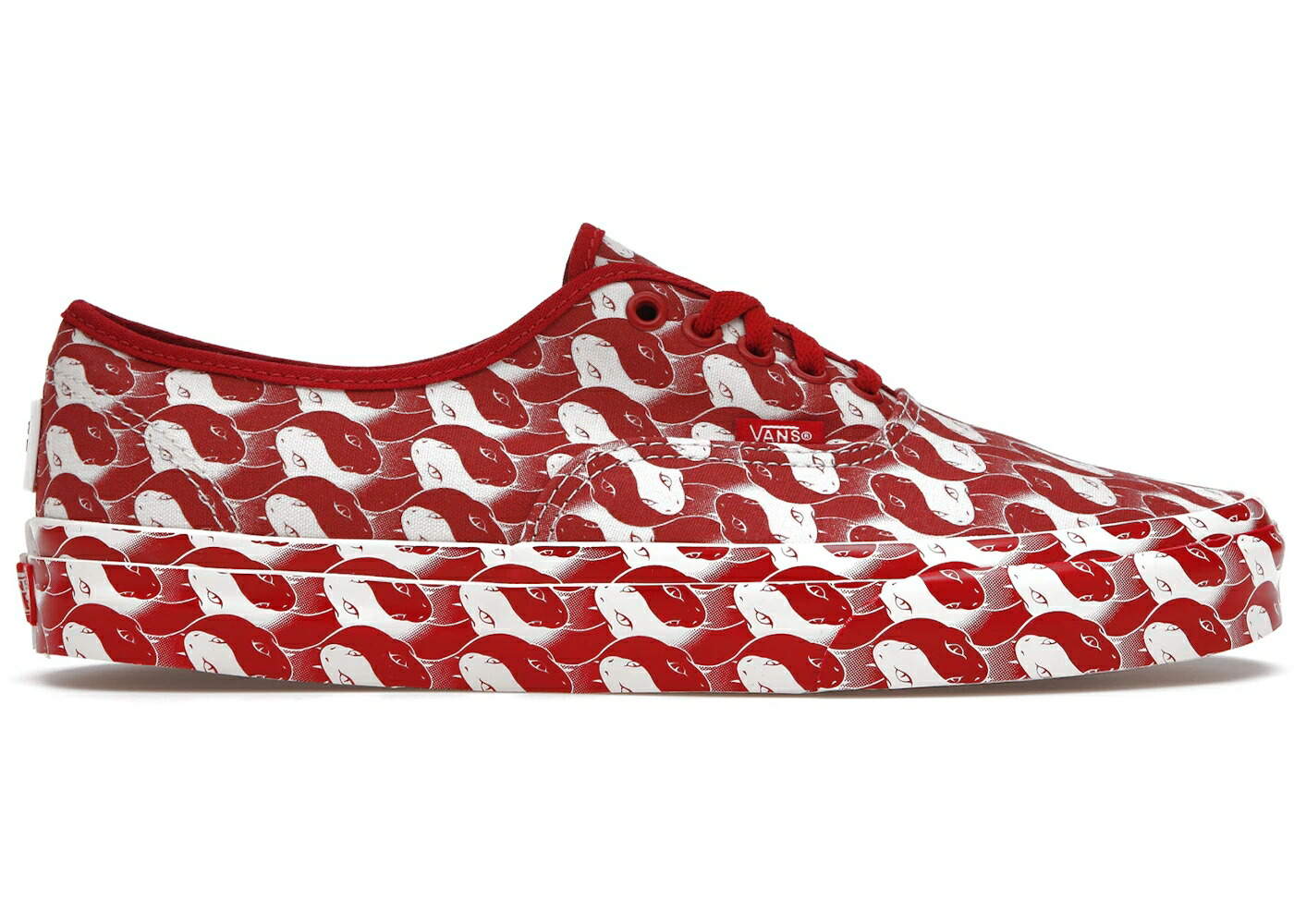 ヴァンズ バンズ オーセンティック 赤 赤いこと 白いこと 白いこと スニーカー メンズ VANS AUTHENTIC OPENING CEREMONY RED SNAKE / RED TRUE WHITE
