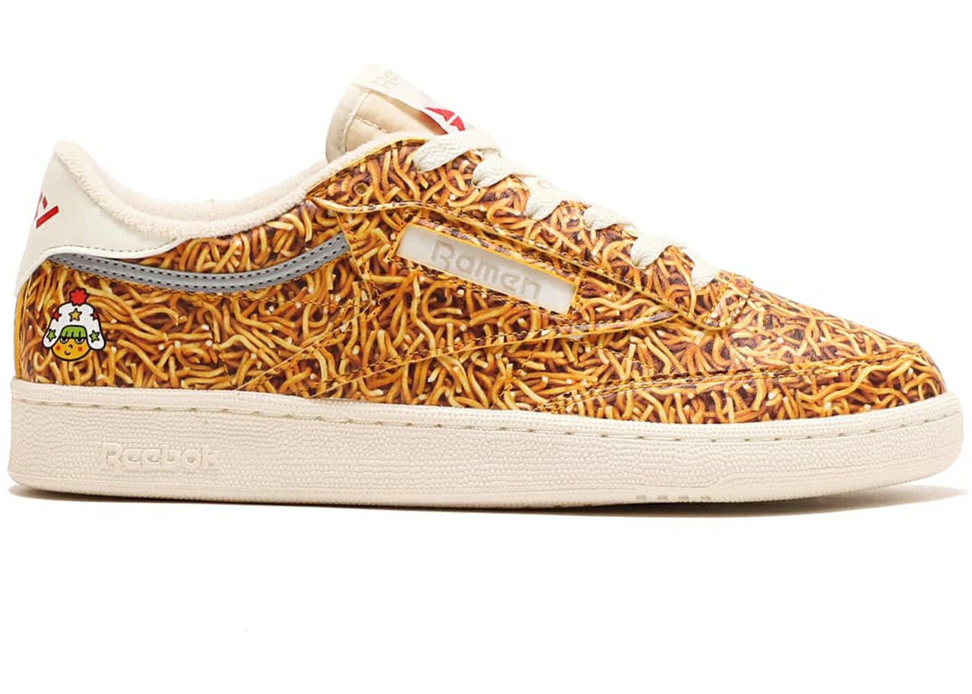 リーボック クラブ コア 黒色 ブラック モダン ベージュ スニーカー メンズ REEBOK CLUB C ATMOS BABY STAR RAMEN / CHALK CORE BLACK MODERN BEIGE