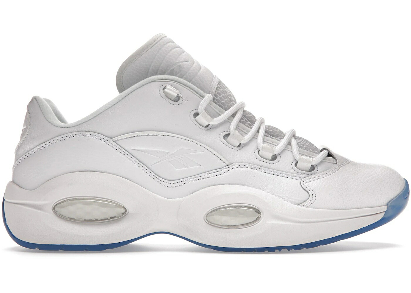 リーボック 問い合わせ 白いこと 白いこと 青み 青色 スニーカー メンズ REEBOK QUESTION LOW WHITE CLEAR BLUE SOLE / FOOTWEAR WHITE FOOTWEAR WHITE