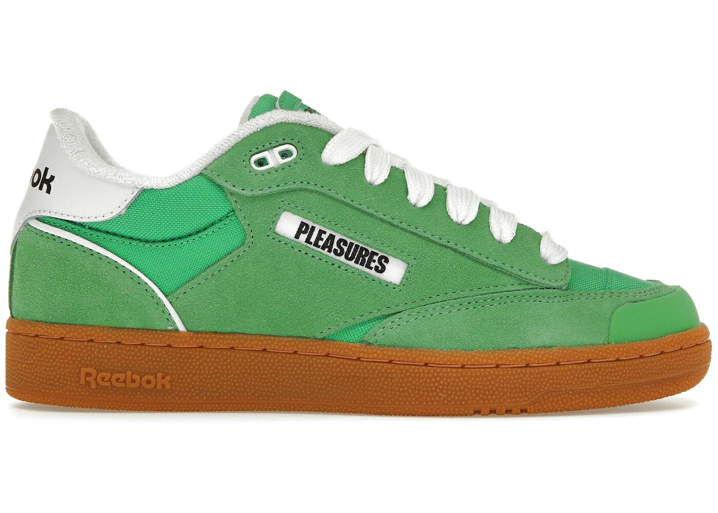 リーボック 野球クラブ 緑 緑であること 白いこと 白いこと スニーカー メンズ REEBOK CLUB C BULC PLEASURES SPORT GREEN GUM / SPORT GREEN RAW GREEN WHITE GUM