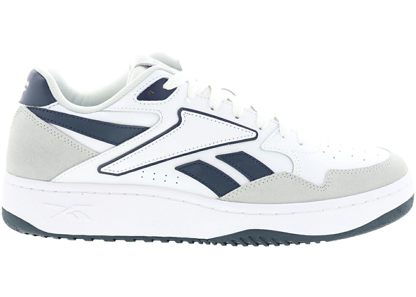 リーボック 白色 ホワイト 紺色 ネイビー ピュア 灰色 グレー スニーカー メンズ REEBOK ATR CHILL FLAT WHITE VECTOR NAVY / FLAT WHITE PURE GREY VECTOR NAVY｜スニケス