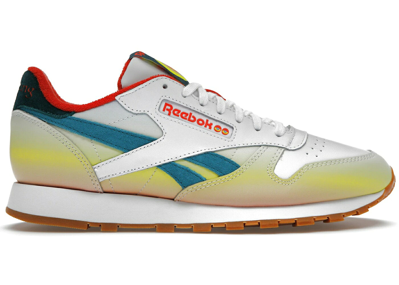 リーボック クラシック レザー 白色 ホワイト 橙 オレンジ スニーカー メンズ REEBOK CLASSIC LEATHER WAKE AND BAKE / FOOTWEAR WHITE VIVID ORANGE HERO|スニケス