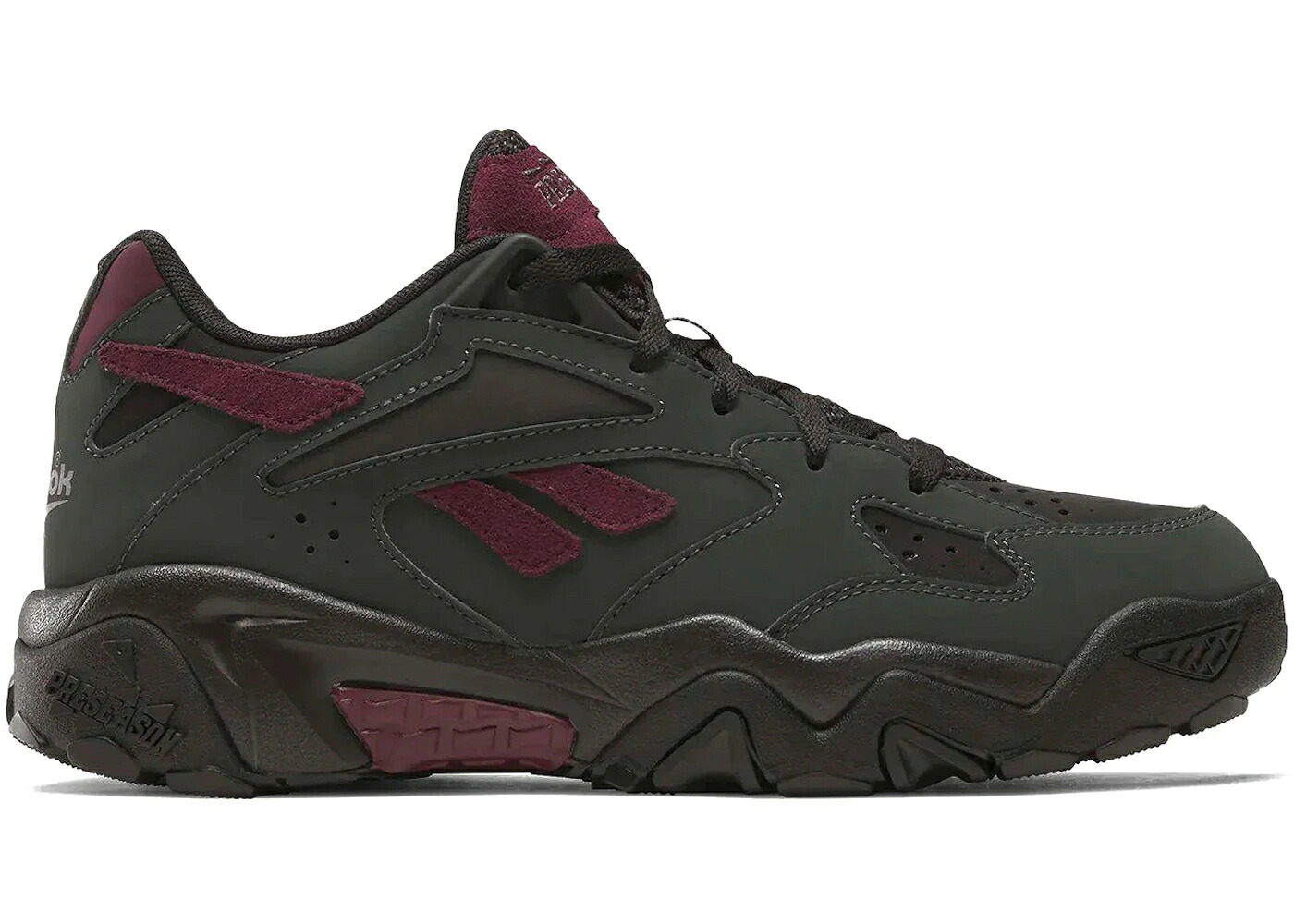 リーボック 灰色 グレー 黒色 ブラック スニーカー メンズ REEBOK PRESEASON 94 LOW GREY BLACK CHERRY / GREY BLACK CHERRY|スニケス