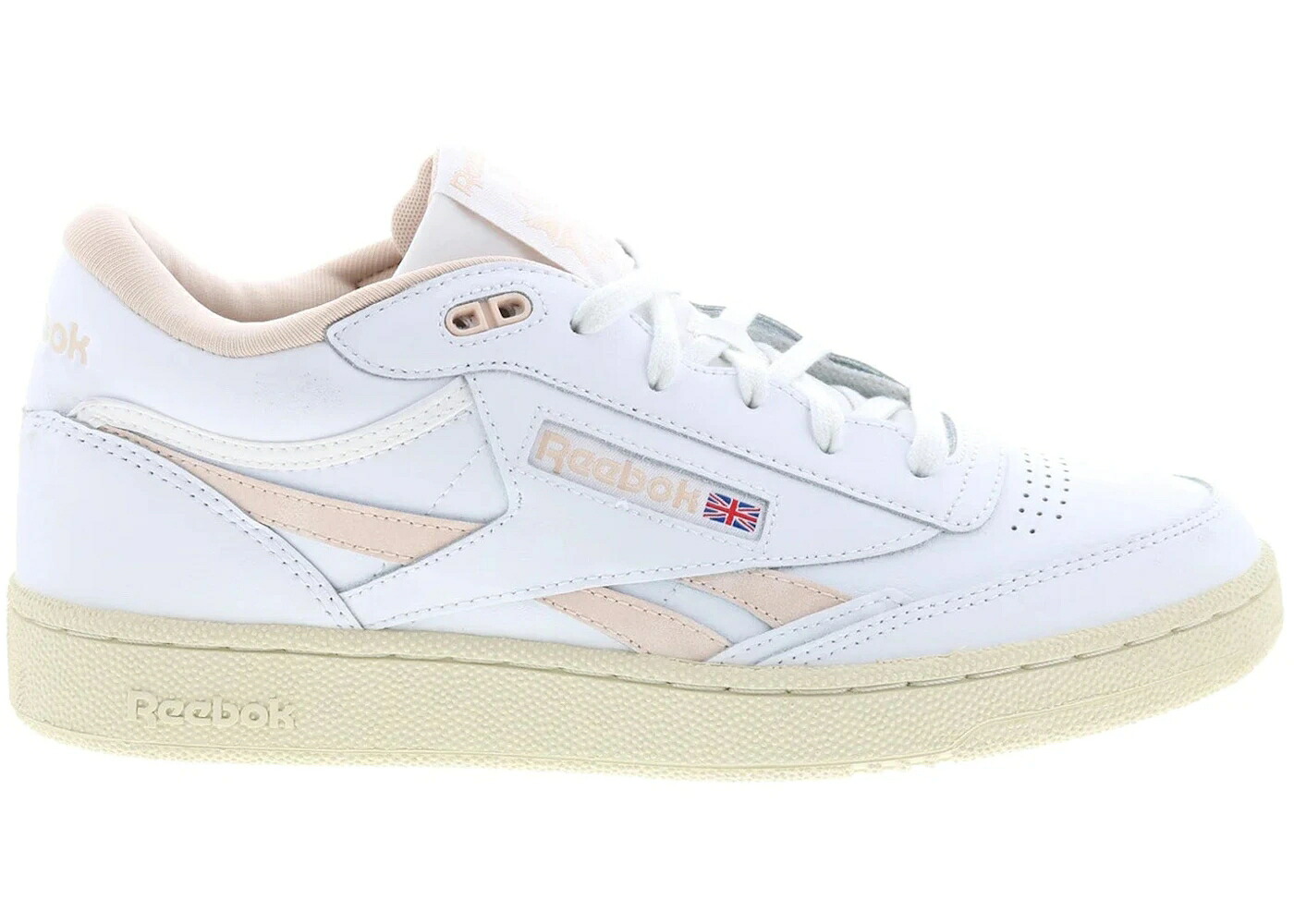 リーボック クラブ ミッド 白色 ホワイト スニーカー メンズ REEBOK CLUB C MID II REVENGE FOOTWEAR WHITE SOFT ECRU ALABASTER / FOOTWEAR WHITE SOFT ECRU