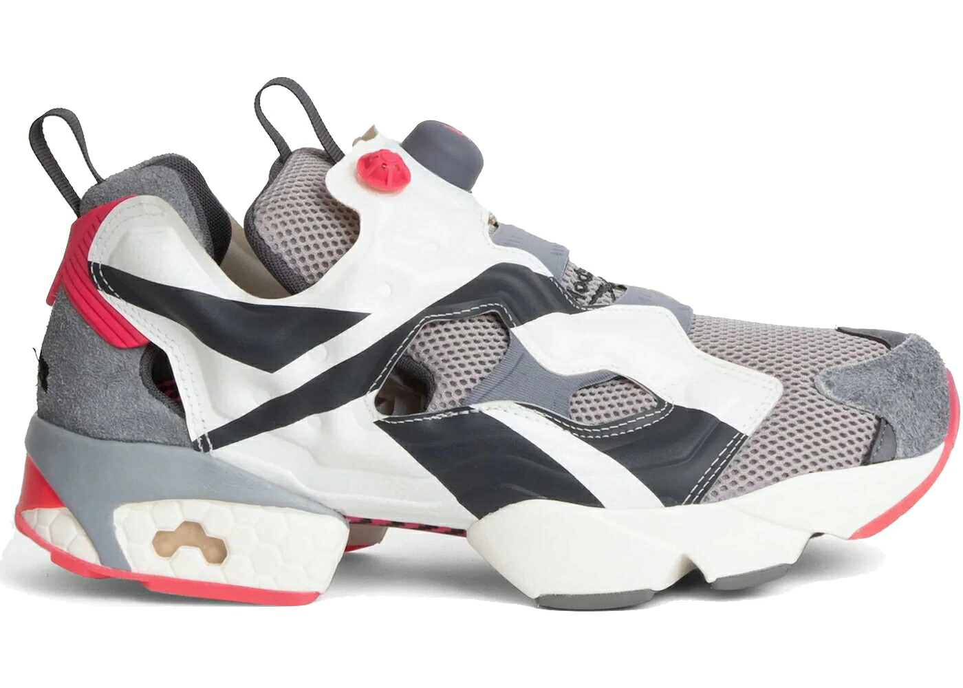 リーボック ステープル 灰色 グレー ピンク 白色 ホワイト インスタポンプフューリー スニーカー メンズ REEBOK INSTAPUMP FURY OG STAPLE X DEAL / STAPLE GREY PINK WHITE