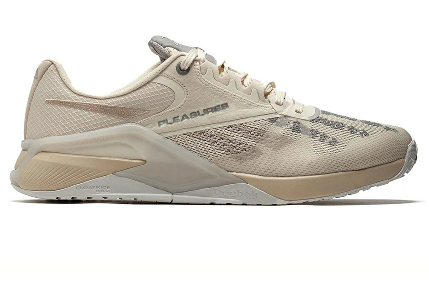 リーボック ナノ 薄墨色 薄墨色 スニーカー メンズ REEBOK NANO 6000 PLEASURES SANDTRAP / SANDTRAP PEBBLE TIN GREY