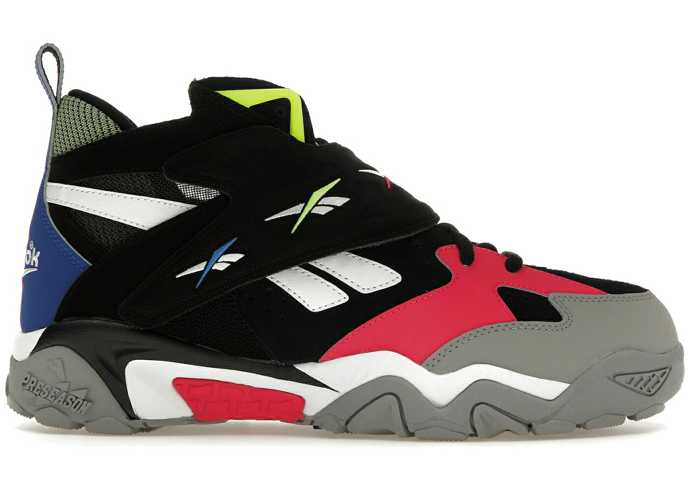 リーボック 黒色 ブラック ピンク 白色 ホワイト スニーカー メンズ REEBOK PRESEASON 94 BLACK BOLD PINK / BLACK BOLD PINK WHITE
