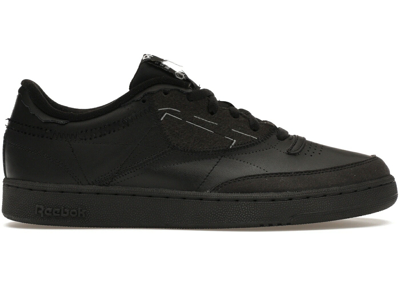 リーボック 野球クラブ 黒いこと 黒いこと 白いこと 白いこと スニーカー メンズ REEBOK CLUB C MAISON MARGIELA MEMORY OF BLACK / BLACK FOOTWEAR WHITE BLACK