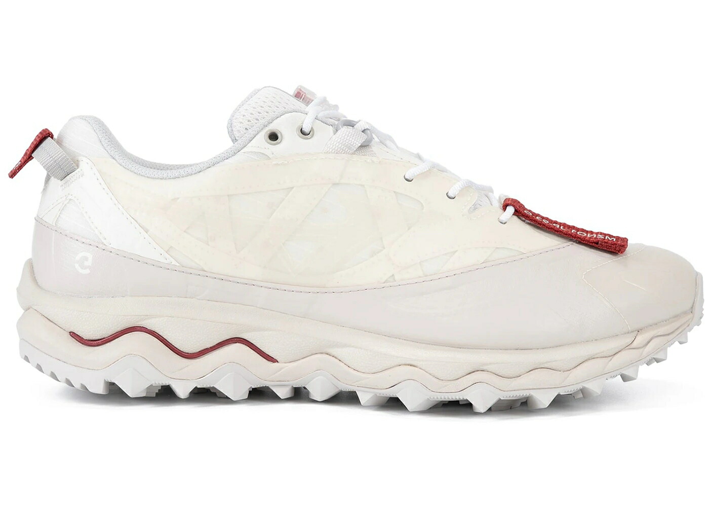 ミズノ ウェーブ ウェイブ 白色 ホワイト 赤 レッド スニーカー メンズ MIZUNO WAVE MUJIN TL GPM GOOPIMADE / WHITE WHITE RED