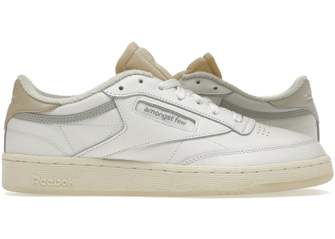 リーボック クラブ マジック 白色 ホワイト 茶色 ブラウン スニーカー メンズ REEBOK CLUB C 85 AMONGST FEW MAGIC CARPET / WHITE OFF WHITE DARK BROWN|スニケス