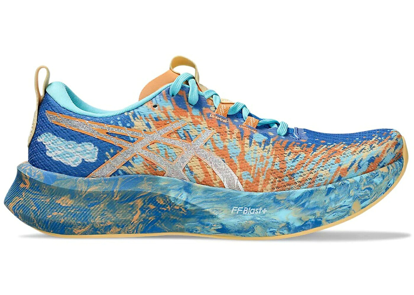 アシックス 青色 ブルー 橙 オレンジ WOMEN\'S スニーカー レディース ASICS NOOSA TRI 16 NATURE BLUE FADED ORANGE (WOMEN\'S) / NATURE BLUE FADED ORANGE|スニケス