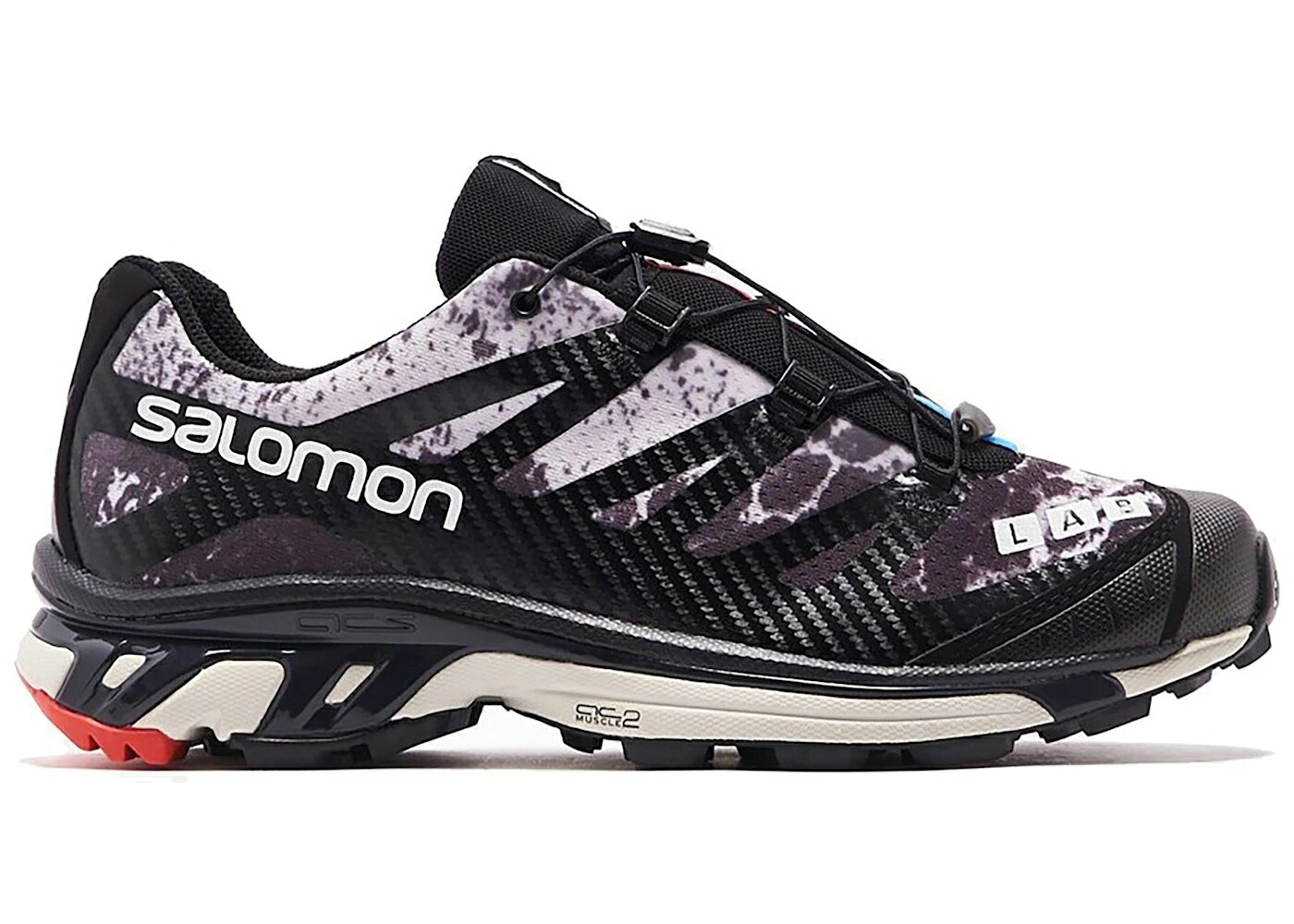 サロモン ハイ 赤 レッド 黒色 ブラック 白色 ホワイト スニーカー メンズ SALOMON XT-4 ADV HIGH RISK RED / BLACK WHITE HIGH RISK RED