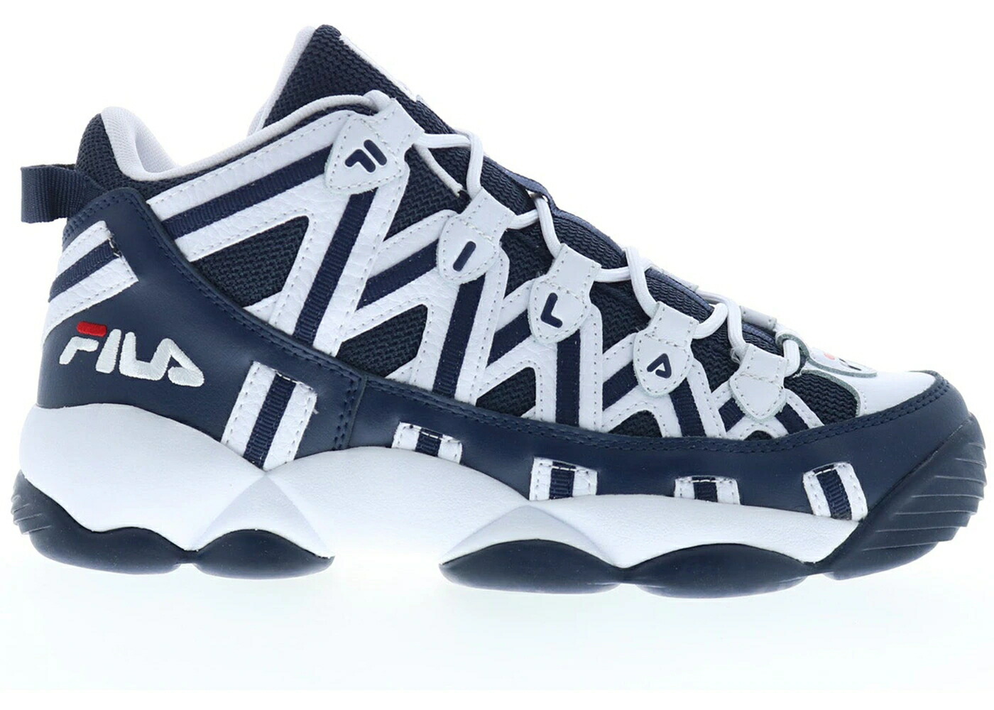 フィラ スタック棲み家 白いこと 白いこと 紺色 米国海軍 スニーカー メンズ FILA STACKHOUSE SPAGHETTI WHITE NAVY / WHITE NAVY