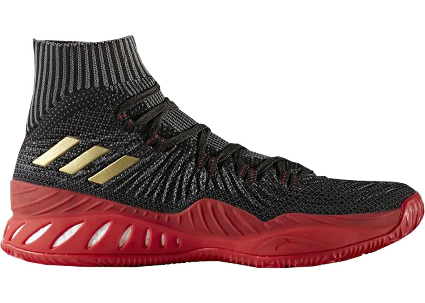 アディダス クレイジー 黒いこと 黒いこと 中核グループ 白いこと 白いこと スニーカー メンズ ADIDAS CRAZY EXPLOSIVE 2017 BLACK SCARLET / CORE BLACK RUNNING WHITE SCARLET