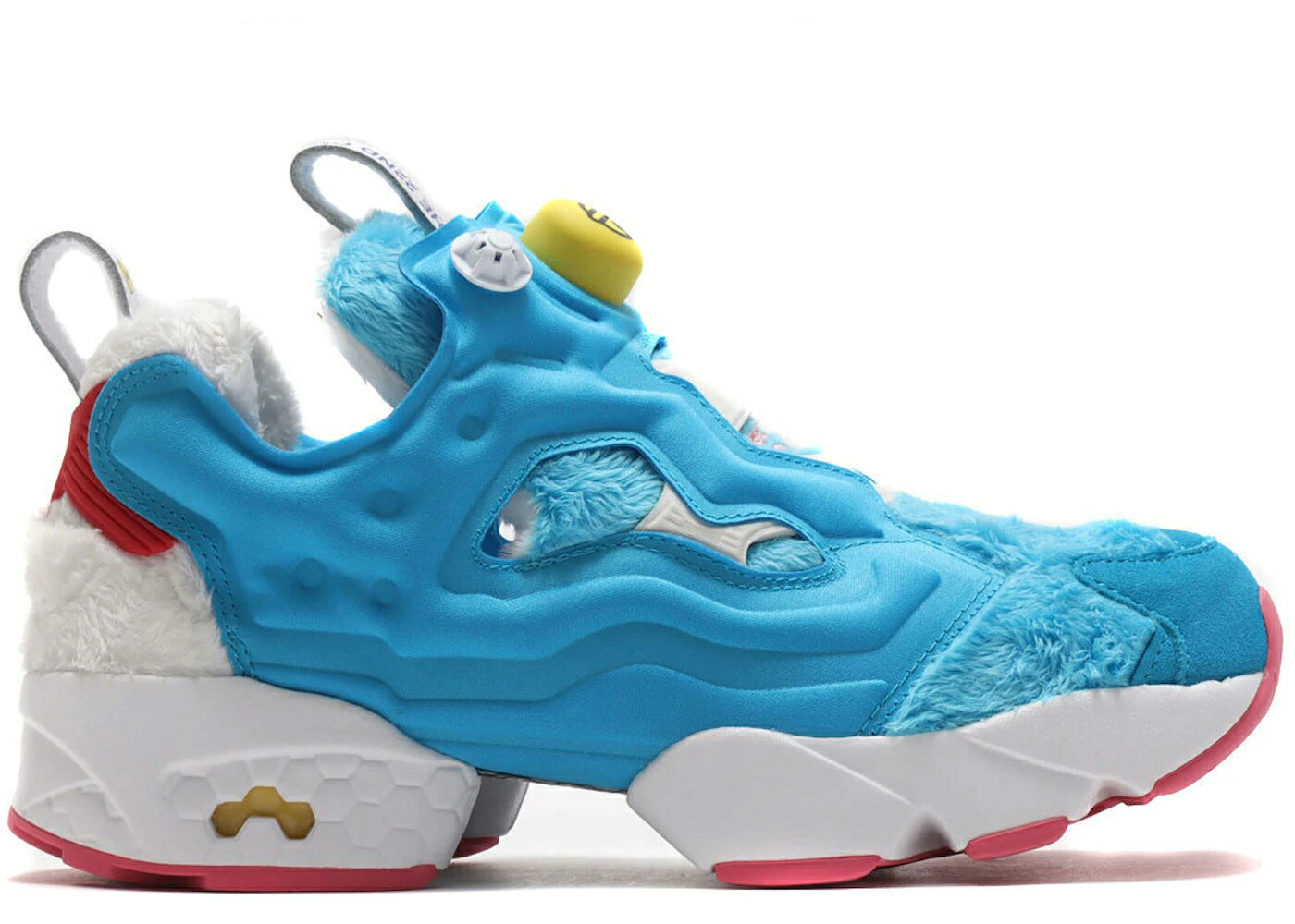 リーボック 青色 ブルー 白色 ホワイト ピンク 黄色 イエロー インスタポンプフューリー スニーカー メンズ REEBOK INSTAPUMP FURY DORAEMON FURRY BLUE / BLUE WHITE PINK YELLOW