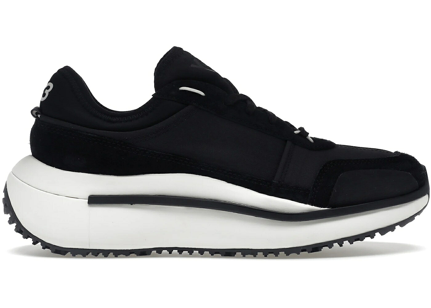 アディダス 幽客 黒いこと 黒いこと 白いこと 白いこと 中核グループ スニーカー メンズ ADIDAS Y-3 AJATU RUN BLACK WHITE / CORE BLACK CORE BLACK CORE WHITE