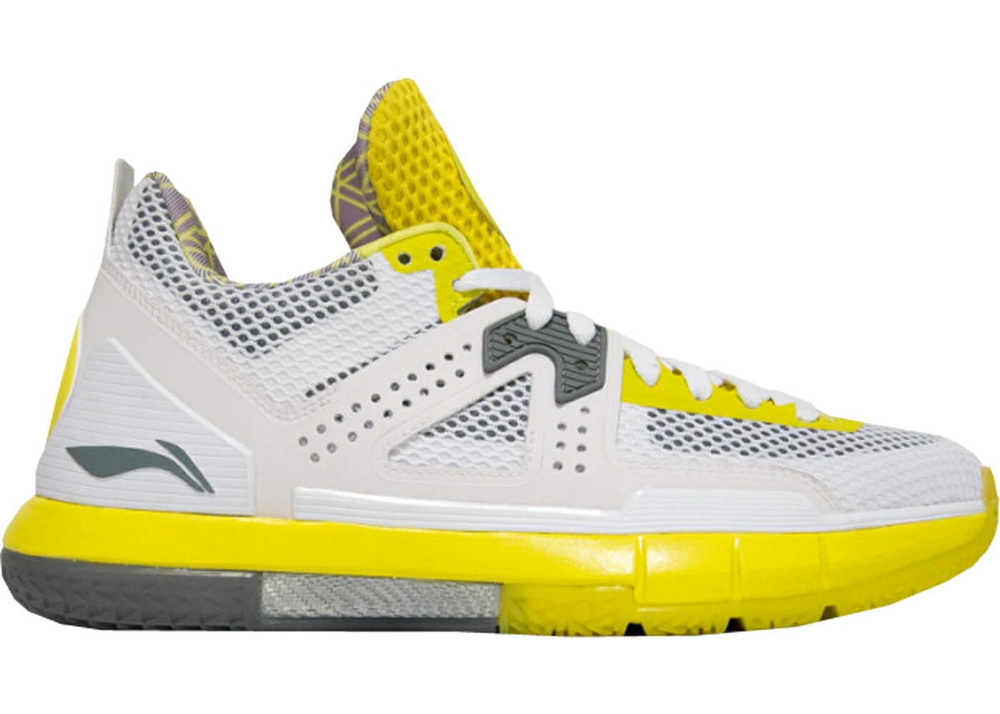 リーニン ウェイド 白いこと 白いこと 薄墨色 薄墨色 緑 緑であること スニーカー メンズ LI-NING WAY OF WADE 5 WHITE VOLT / WHITE DARK GREY FLASH GREEN