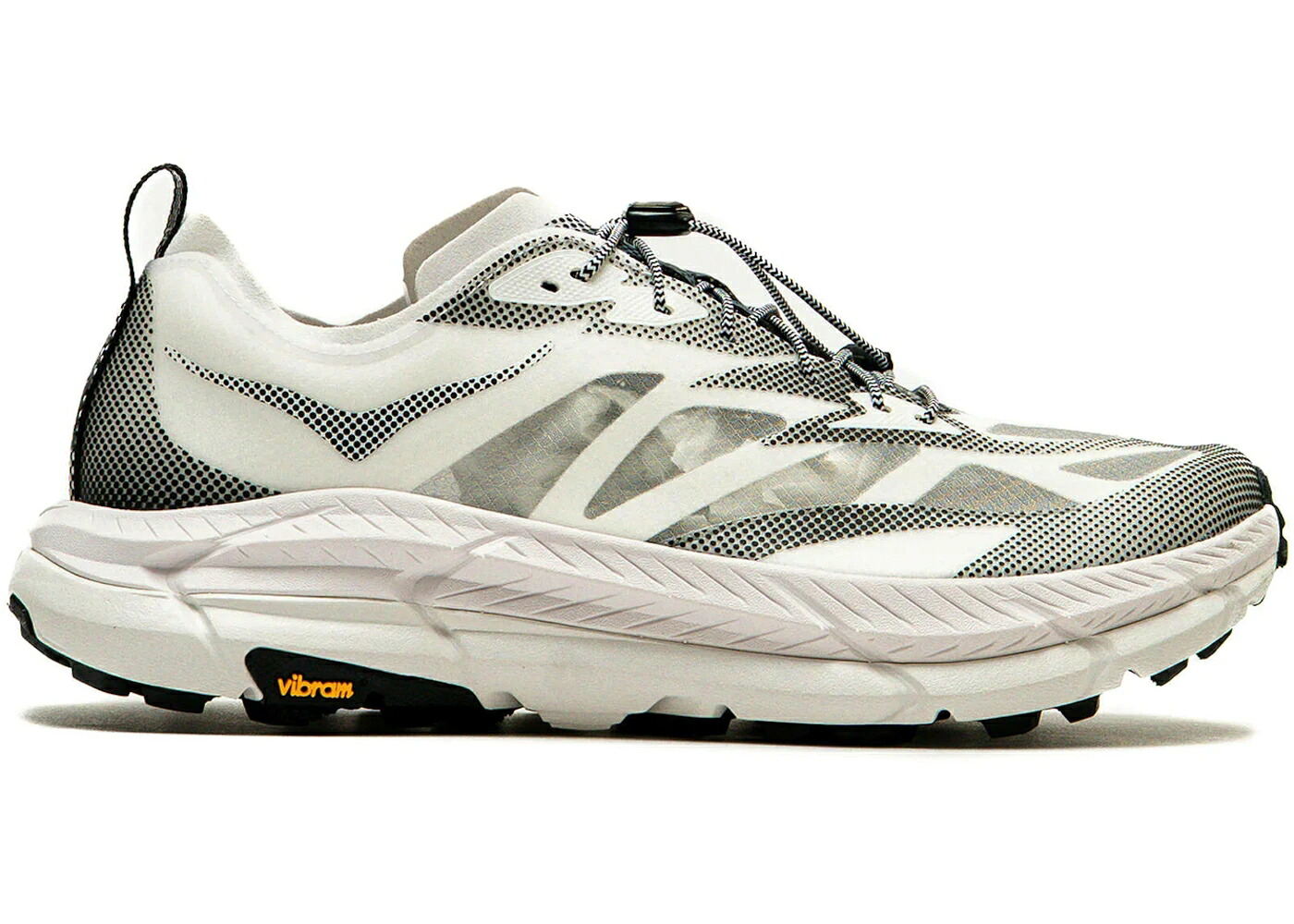 ホカオネオネ 素早さ ともし火 白いこと 白いこと 黒いこと 黒いこと スニーカー メンズ HOKA ONE ONE HOKA ONE MAFATE SPEED 4 LITE WHITE BLACK / WHITE BLACK