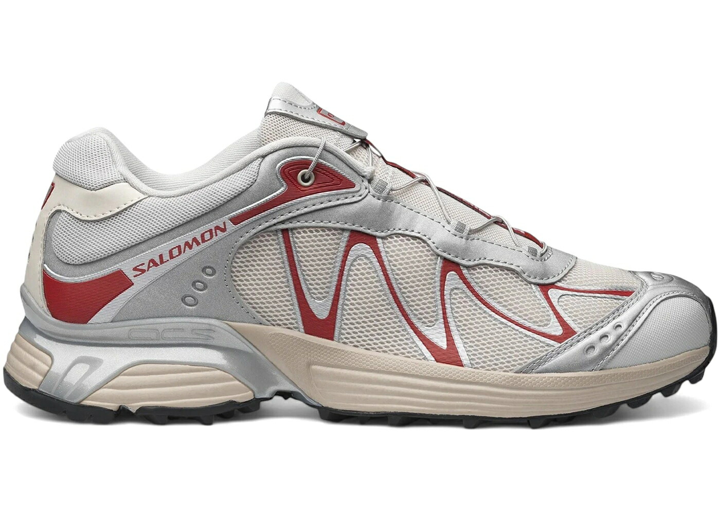 サロモン 銀色 シルバー スニーカー メンズ SALOMON XT-WHISPER ALMOND MILK LAVA FALLS / ALMOND MILK FOOTWEAR SILVER LAVA