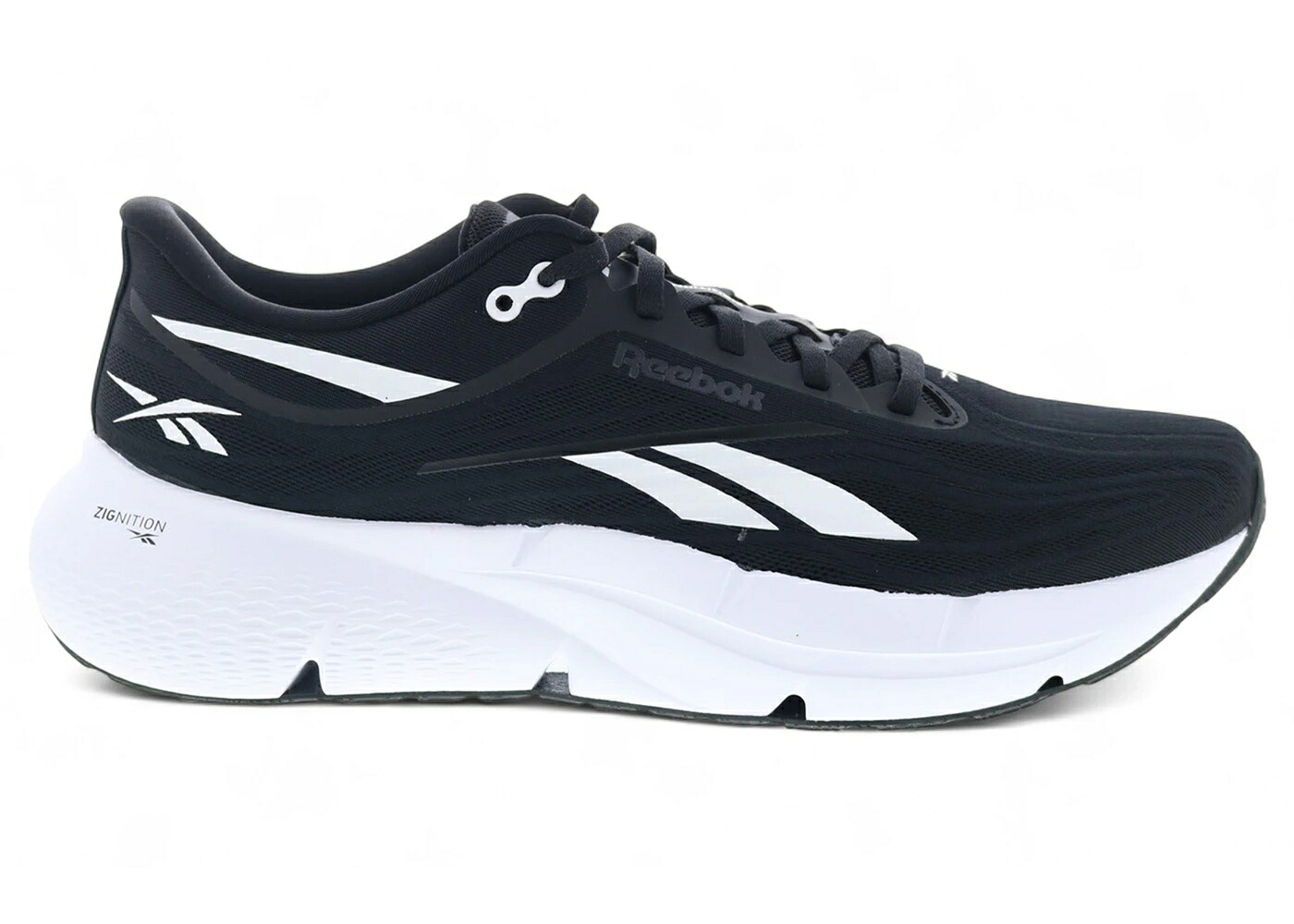 リーボック 黒色 ブラック 白色 ホワイト スニーカー メンズ REEBOK ZIGNITION BLACK WHITE / BLACK WHITE