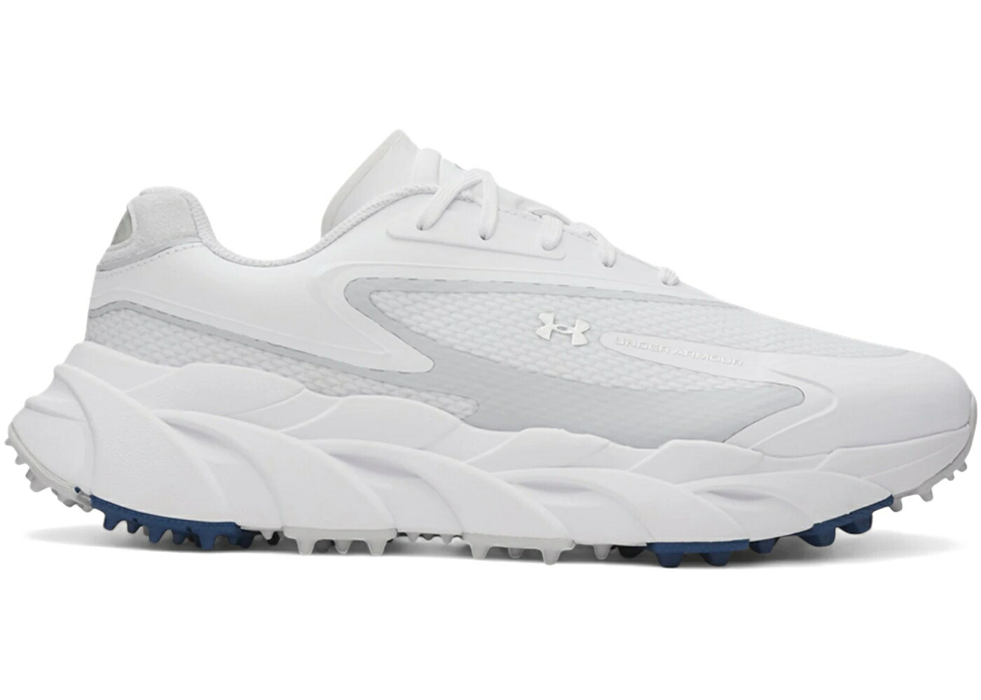 変わり種 白いこと 白いこと しろがね色 しろがね色 アンダーアーマー スニーカー メンズ UNDER ARMOUR UNDER ARMOUR UA HALO HYBRID SPIKELESS WHITE METALLIC SILVER / WHITE METALLIC SILVER