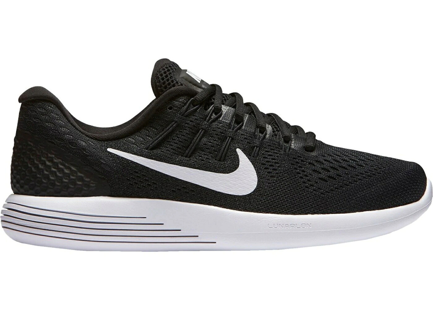 ナイキ 黒色 ブラック 白色 ホワイト WOMEN'S スニーカー レディース NIKE LUNARGLIDE 8 BLACK WHITE (WOMEN'S) / BLACK WHITE ANTHRACITE