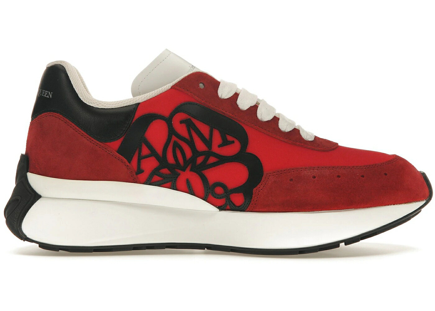 アレキサンダーマックイーン 赤 赤いこと スニーカー メンズ ALEXANDER MCQUEEN ALEXANDER MCQUEEN SPRINT RUNNER LUST RED / LUST RED