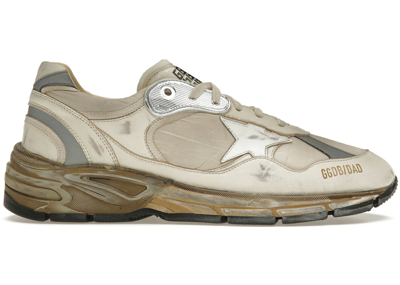 ゴールデングース 白いこと 白いこと ベージュ スニーカー メンズ GOLDEN GOOSE GOLDEN GOOSE RUNNING DAD-STAR WHITE BEIGE / WHITE BEIGE