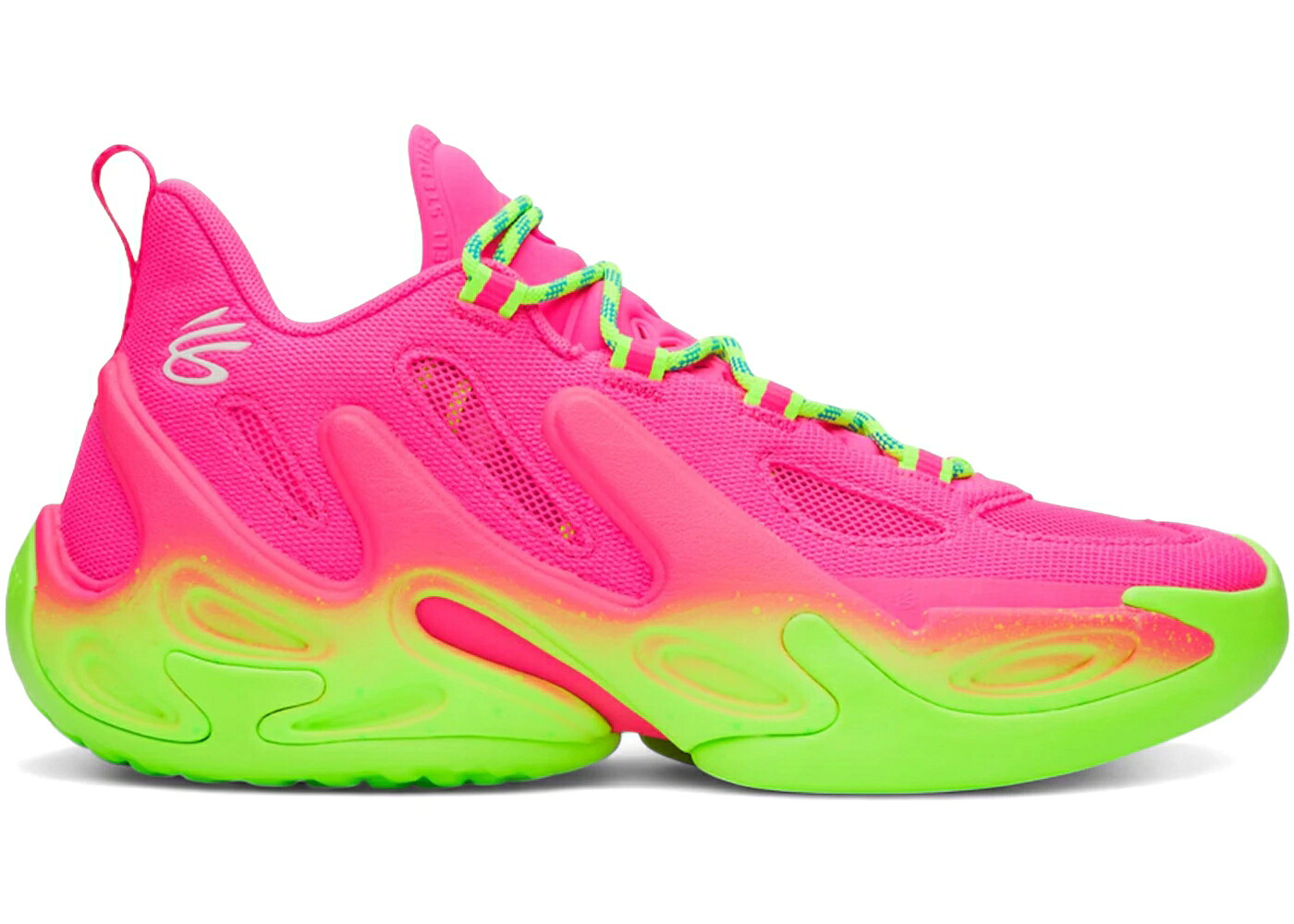 カリー サー青少年 サクラ色 緑 緑であること 白いこと 白いこと アンダーアーマー スニーカー メンズ UNDER ARMOUR UNDER ARMOUR CURRY 13 WILL HARRIS / PINK RAVE HYPER GREEN WHITE