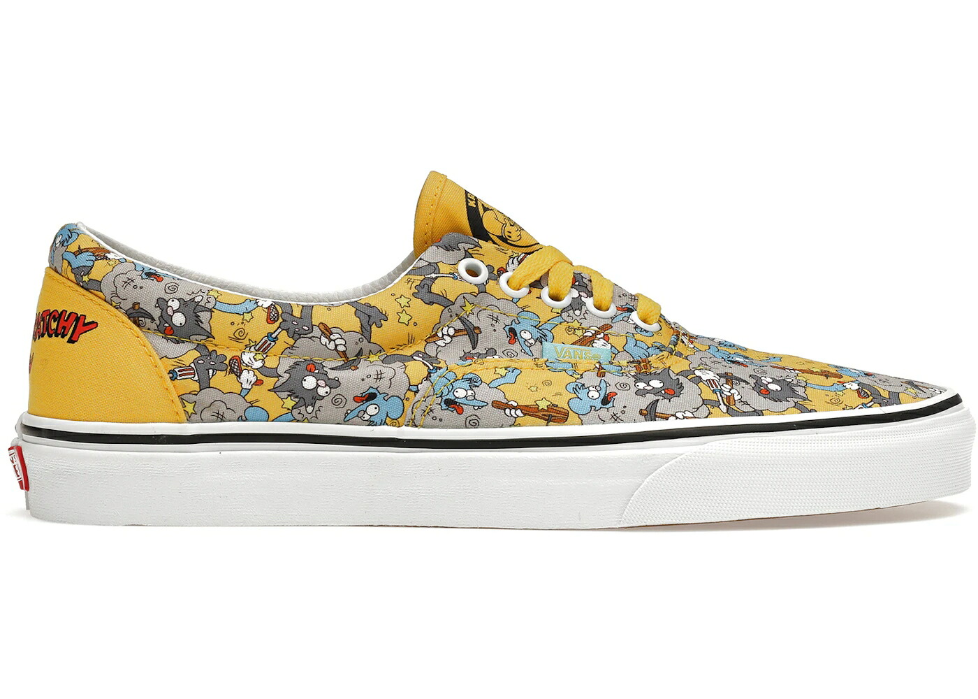 ヴァンズ バンズ 黄味がかった 黄色 白いこと 白いこと \u0026 スニーカー メンズ VANS ERA THE SIMPSONS ITCHY SCRATCHY / YELLOW WHITE