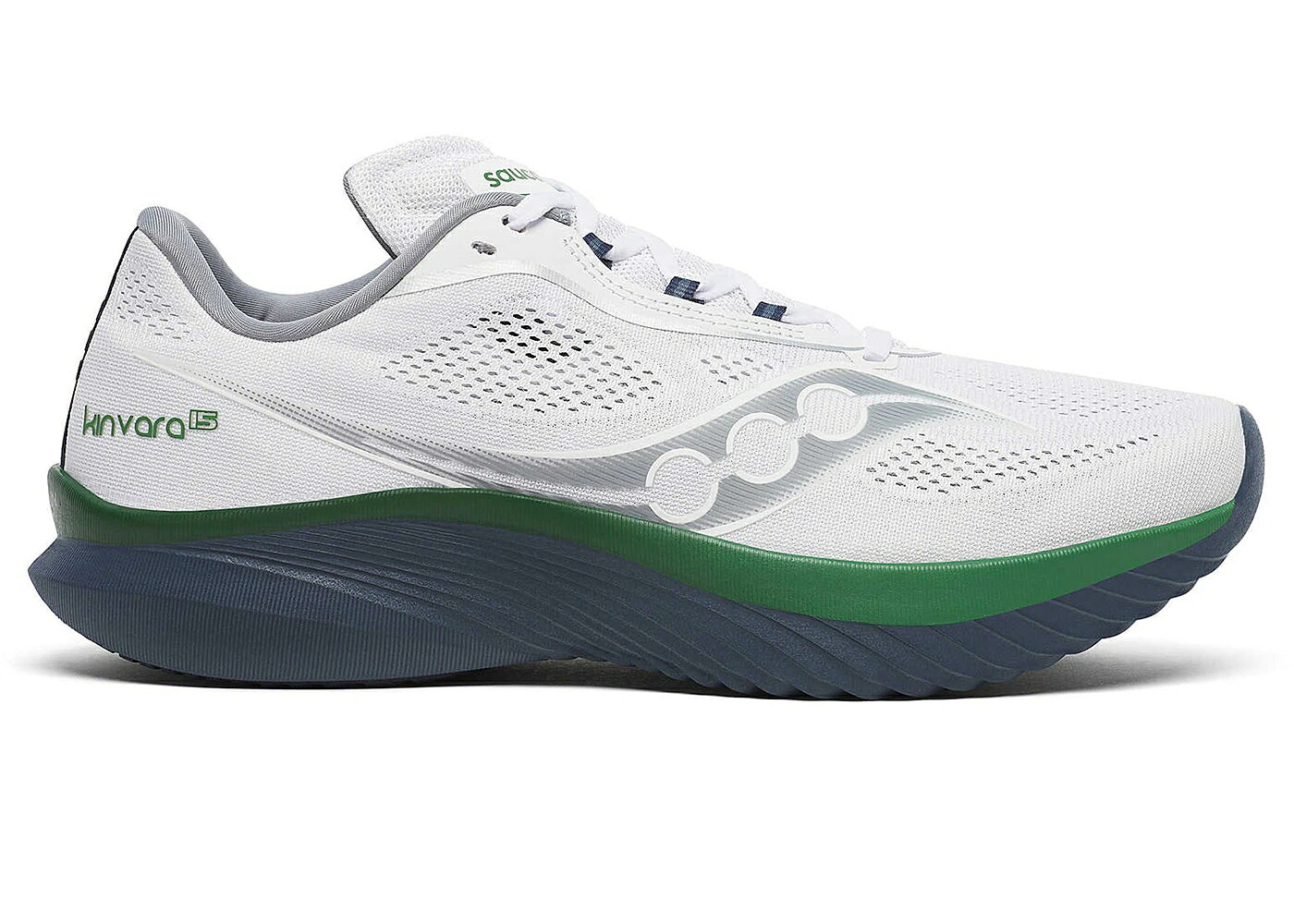 サッカニー 白いこと 白いこと 紺色 米国海軍 スニーカー メンズ SAUCONY KINVARA 15 WHITE NAVY / WHITE NAVY