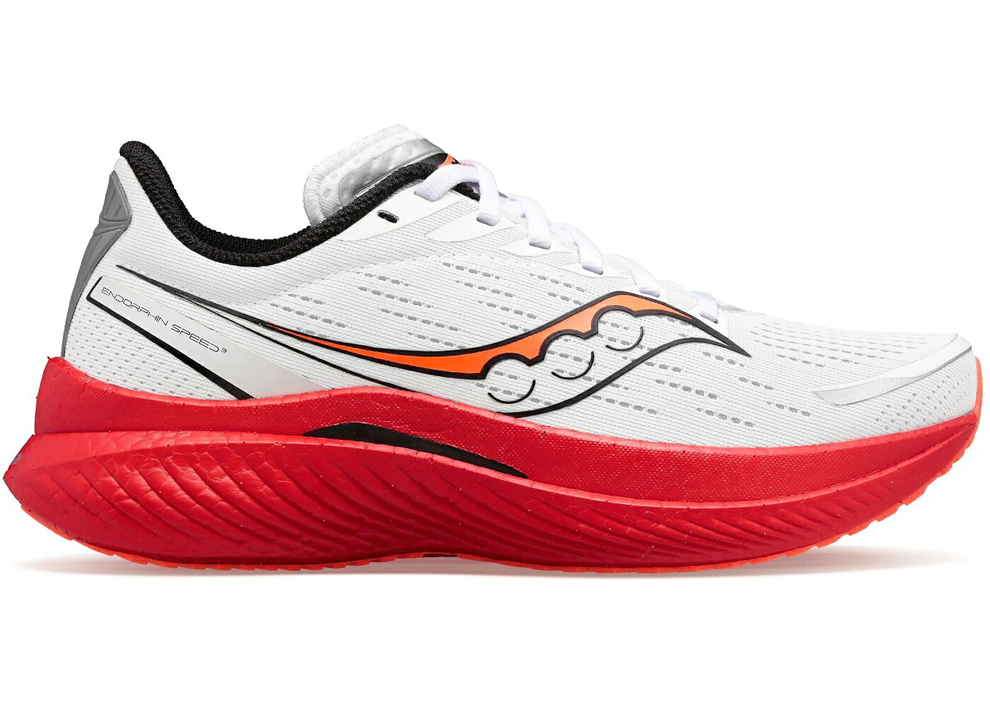 サッカニー す早さ 白いこと 白いこと 黒いこと 黒いこと 赤 赤いこと スニーカー メンズ SAUCONY ENDORPHIN SPEED 3 WHITE BLACK RED / WHITE BLACK VIZIGOLD