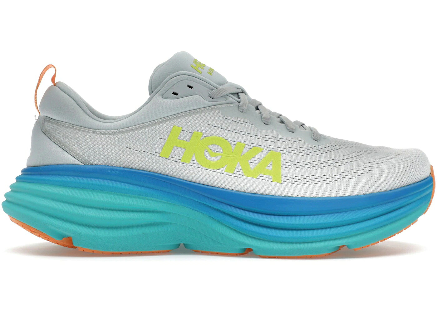 ホカオネオネ 流れ受け答え 青味 青み スニーカー メンズ HOKA ONE ONE HOKA ONE BONDI 8 ICE FLOW BIT OF BLUE / ICE FLOW BIT OF BLUE