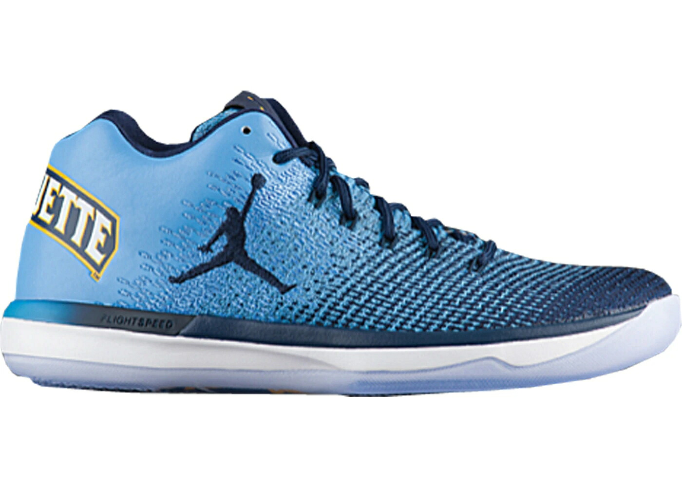 ナイキ ジョーダン 証券業界 青味 青み スニーカー メンズ JORDAN XXX1 LOW MARQUETTE / UNIVERSITY BLUE AMARILLO