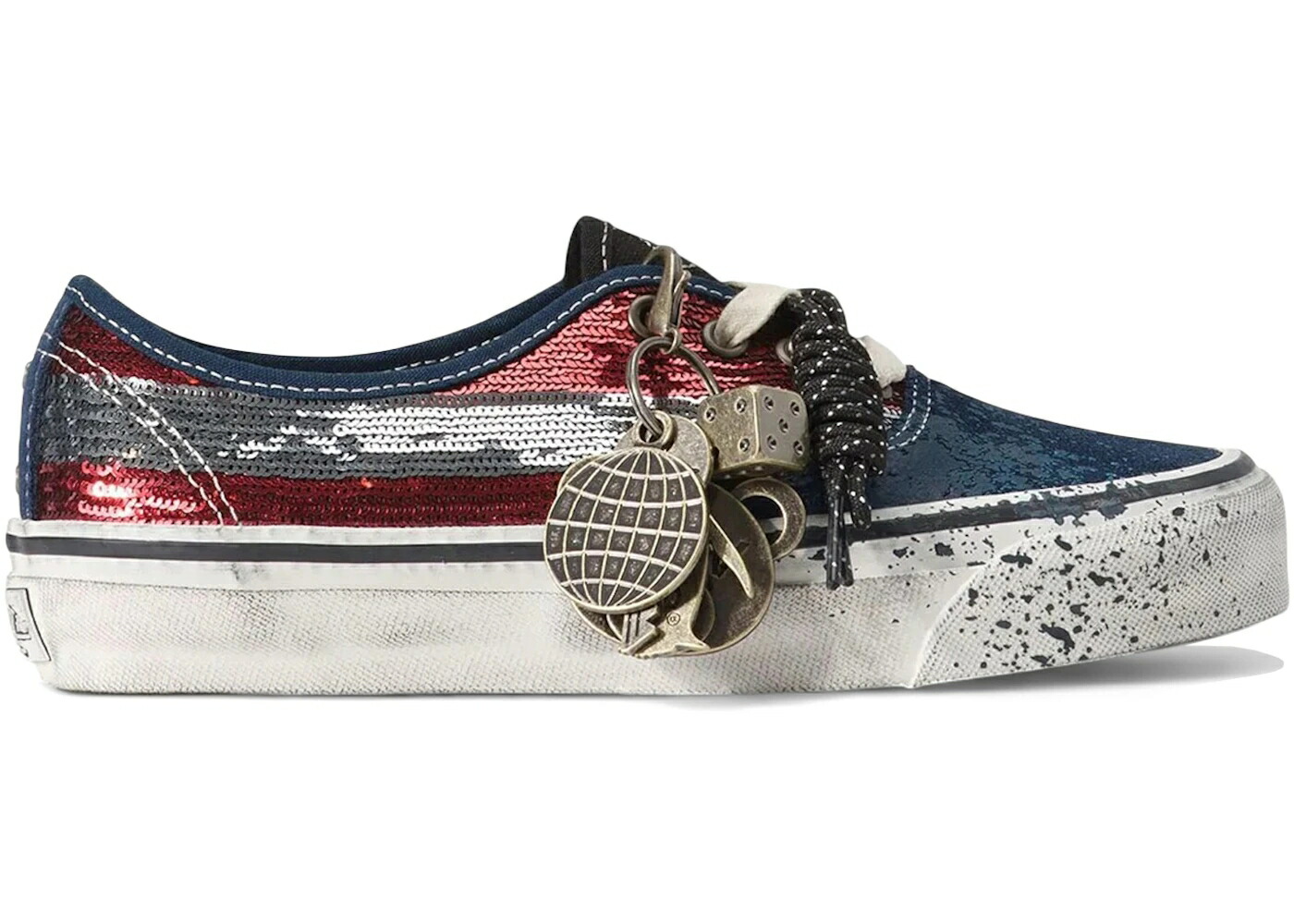 ヴァンズ バンズ プレミアム オーセンティック ロサンゼルス 赤 レッド 紺色 ネイビー スニーカー メンズ VANS PREMIUM AUTHENTIC LA HABANA RED NAVY / RED NAVY