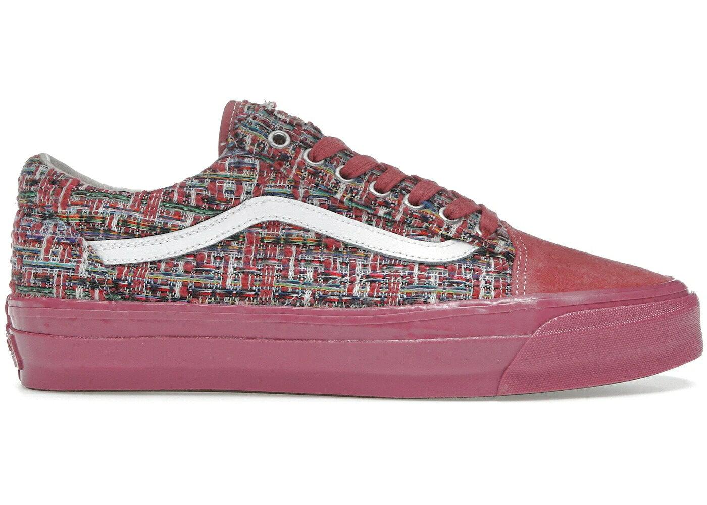 ヴァンズ バンズ 割り増し金 年寄りの学校 スニーカー メンズ VANS PREMIUM OLD SKOOL LX TWEED MAUVEWOOD /