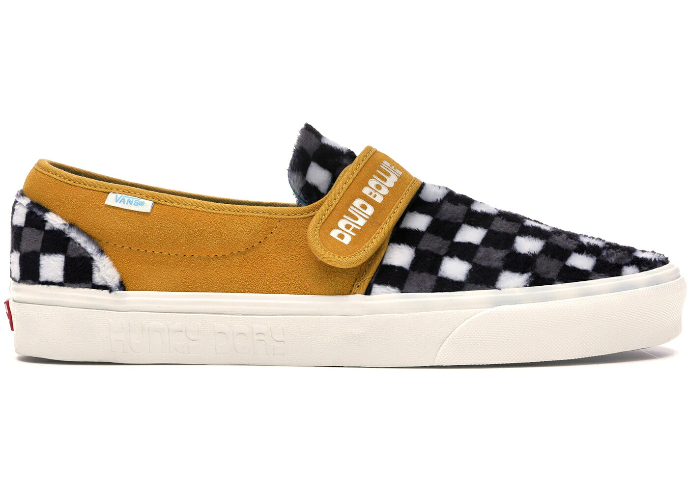 ヴァンズ バンズ スリッポン 黄味がかった 黄色 スニーカー メンズ VANS SLIP-ON 47 V DX DAVID BOWIE HUNKY DORY / CHECKERBOARD YELLOW