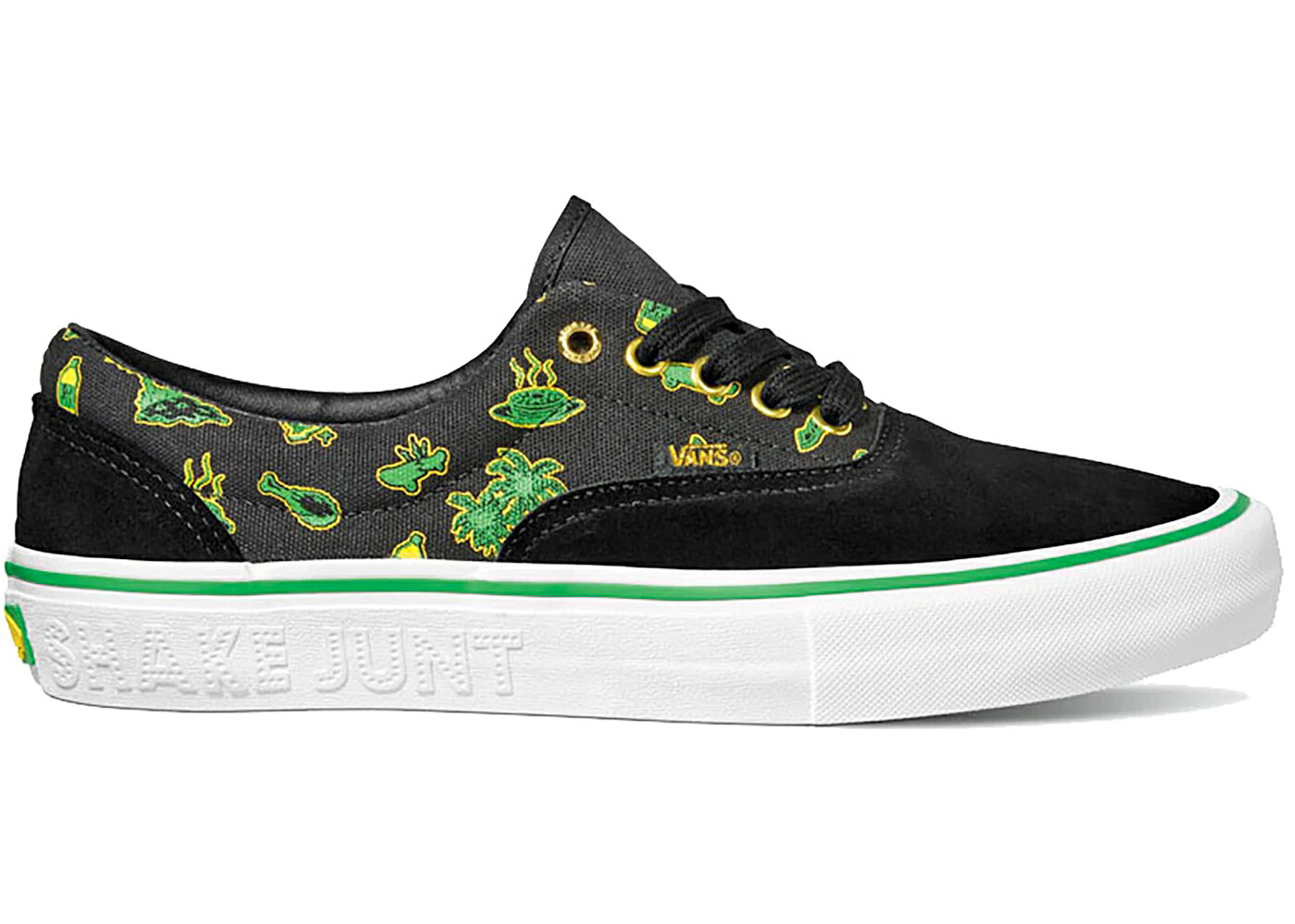 ヴァンズ バンズ 黒色 ブラック 白色 ホワイト スニーカー メンズ VANS ERA SHAKE JUNT / BLACK WHITE｜スニケス