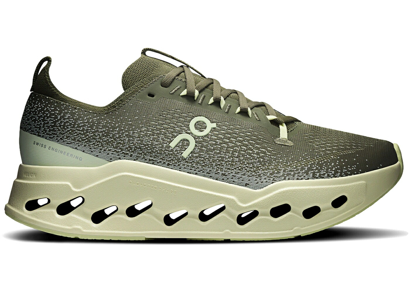 オン マックス オリーブ スニーカー メンズ ON RUNNING CLOUDSURFER MAX OLIVE SEEDLING / OLIVE SEEDLING｜スニケス