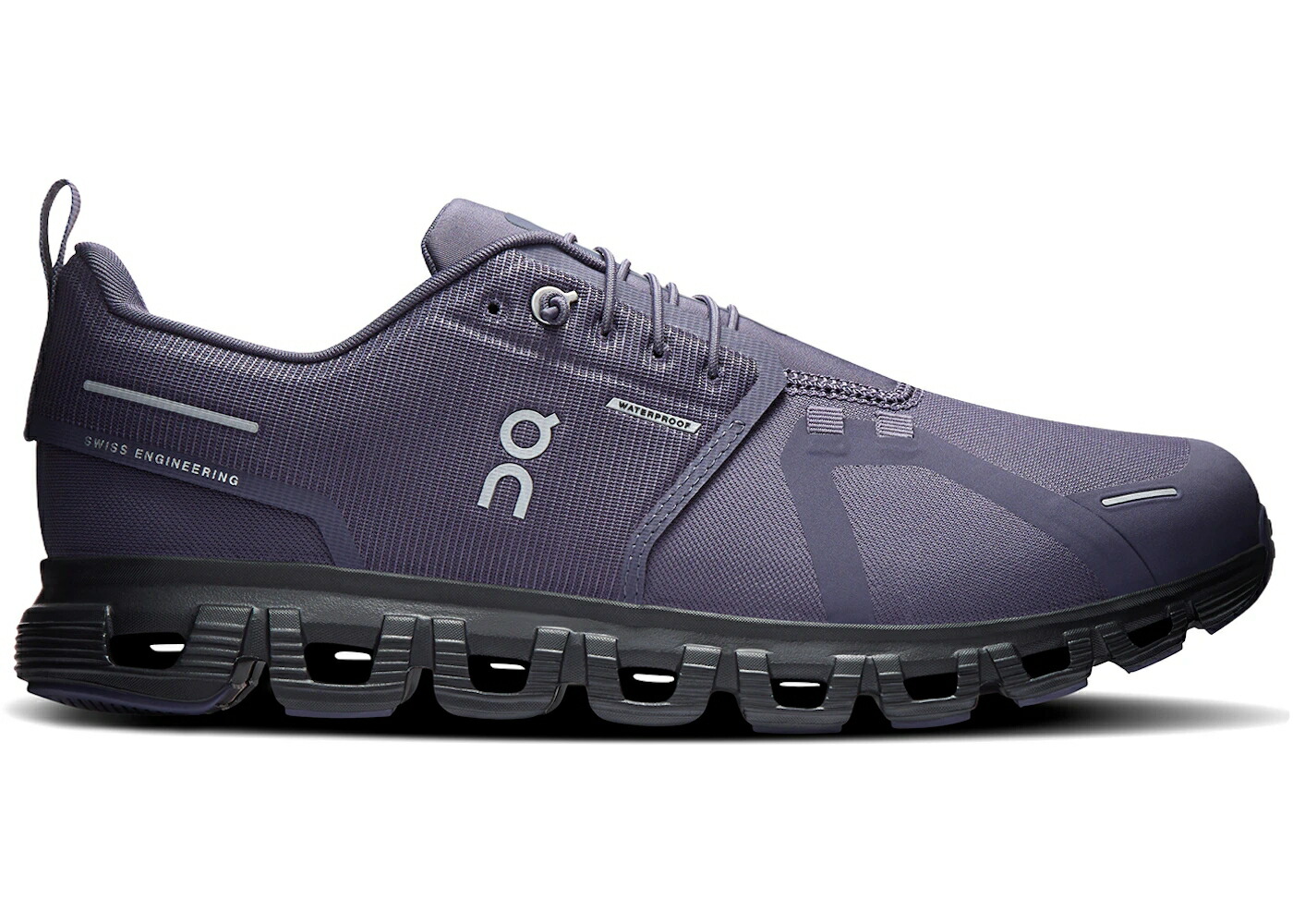 オン 黒色 ブラック スニーカー メンズ ON RUNNING CLOUD 6 WATERPROOF FLINT BLACK / FLINT BLACK