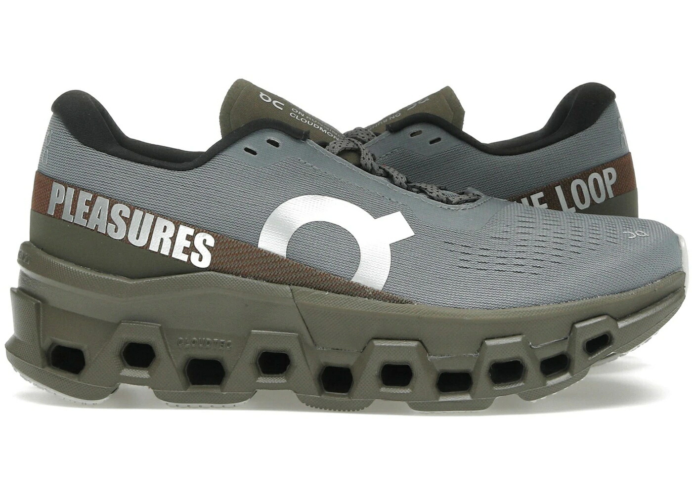 オン オリーブ WOMEN スニーカー レディース ON RUNNING CLOUDMONSTER 2 PLS-TL PLEASURES MIST OLIVE (WOMEN) / MIST OLIVE