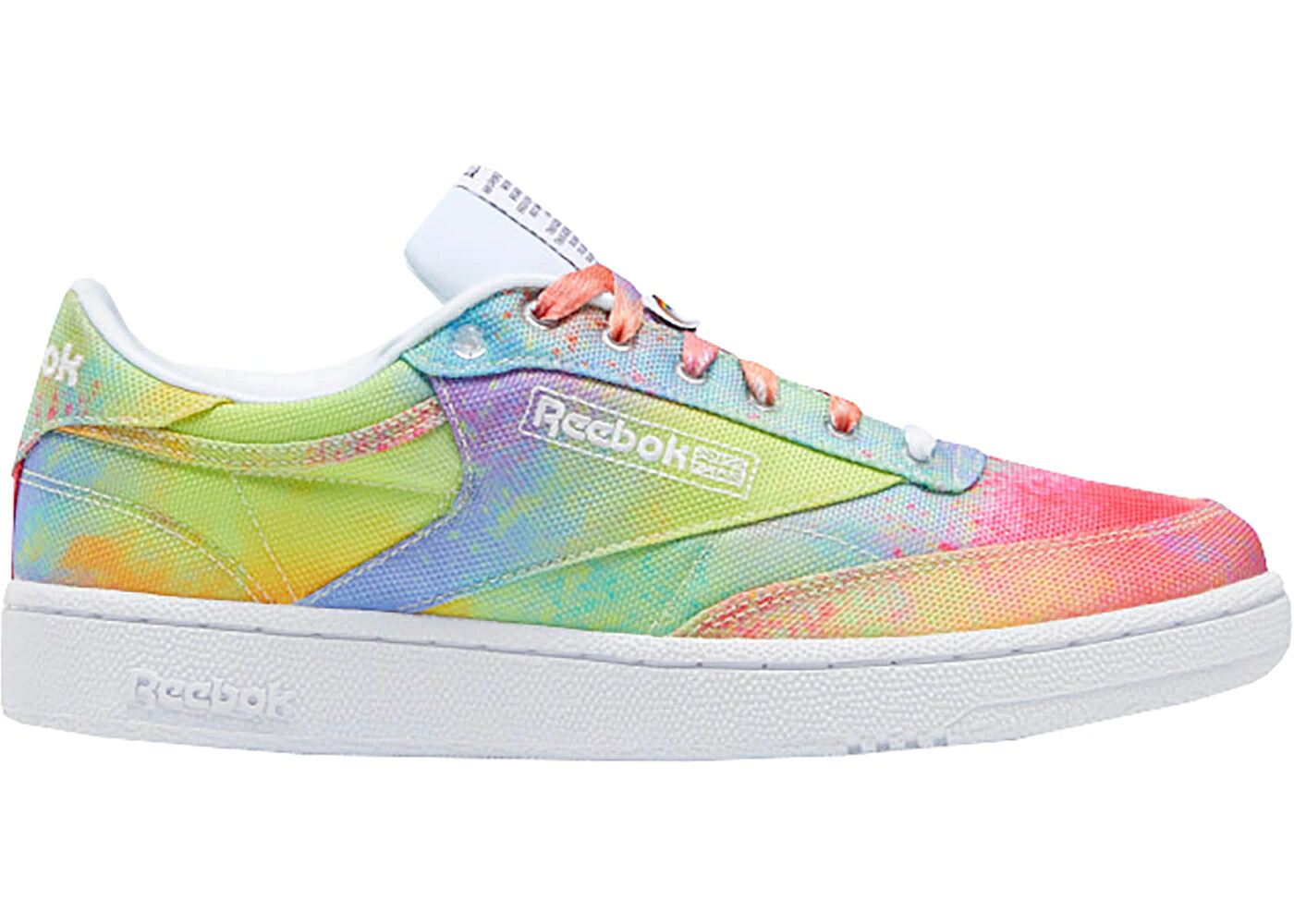 リーボック クラブ 白色 ホワイト スニーカー メンズ REEBOK CLUB C 85 PRIDE MULTI (2020) / MULTICOLOR MULTICOLOR WHITE|スニケス