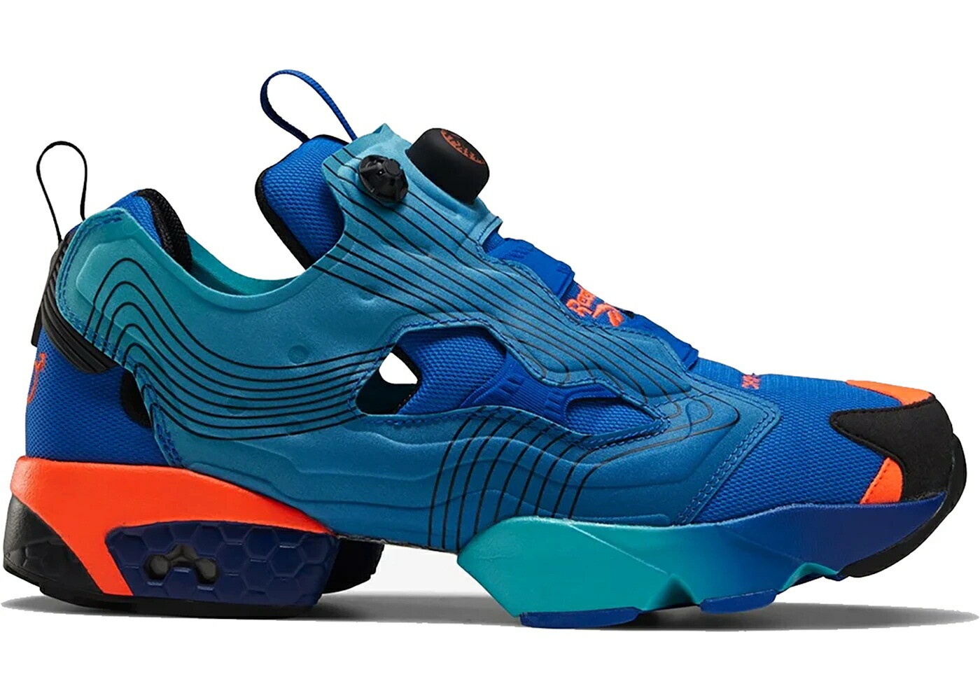 リーボック 青色 ブルー 黒色 ブラック インスタポンプフューリー スニーカー メンズ REEBOK INSTAPUMP FURY CHROMAT VECTOR BLUE / VECTOR BLUE GLACIER BLUE BLACK