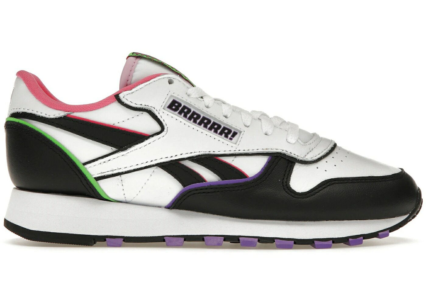 リーボック クラシック レザー 黒色 ブラック 白色 ホワイト ピンク スニーカー メンズ REEBOK CLASSIC LEATHER ANUEL AA / BLACK WHITE PINK スニーカー-靴