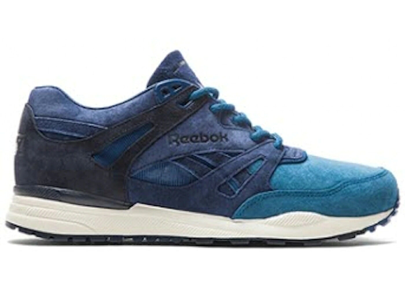 リーボック 青色 ブルー 紺色 ネイビー 藍色 インディゴ スニーカー メンズ REEBOK VENTILATOR MITA SNEAKERS BLUE VELVET / NAVY FAUX INDIGO BLUE｜スニケス
